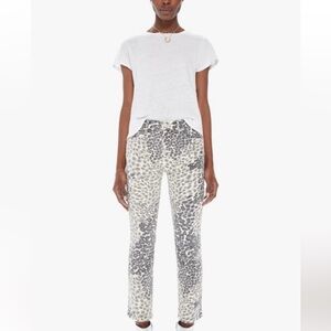Mother Denim Leopard Print Women Jeans